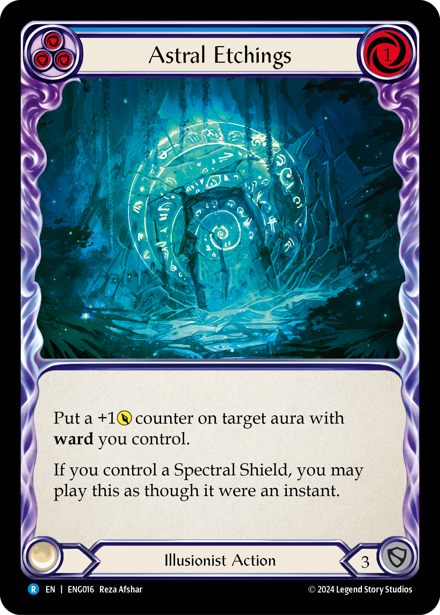 Astral Etchings [ENG016] (Part the Mistveil Enigma Blitz Deck) | Good Games Morley