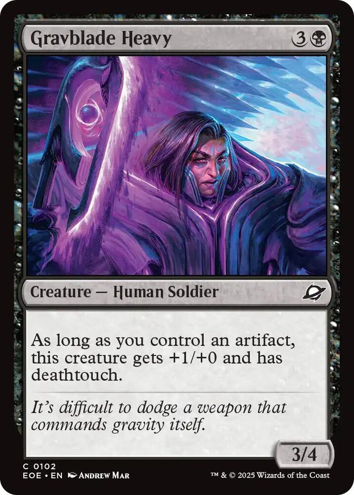 Gravblade Heavy 102/276 (Edge of Eternities)  - Foil | Good Games Morley