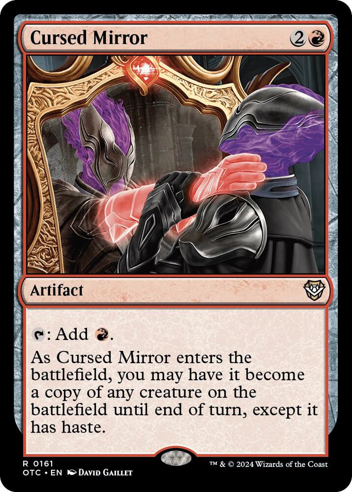 Cursed Mirror 161/342 (Commander: Outlaws of Thunder Junction)  | Good Games Morley