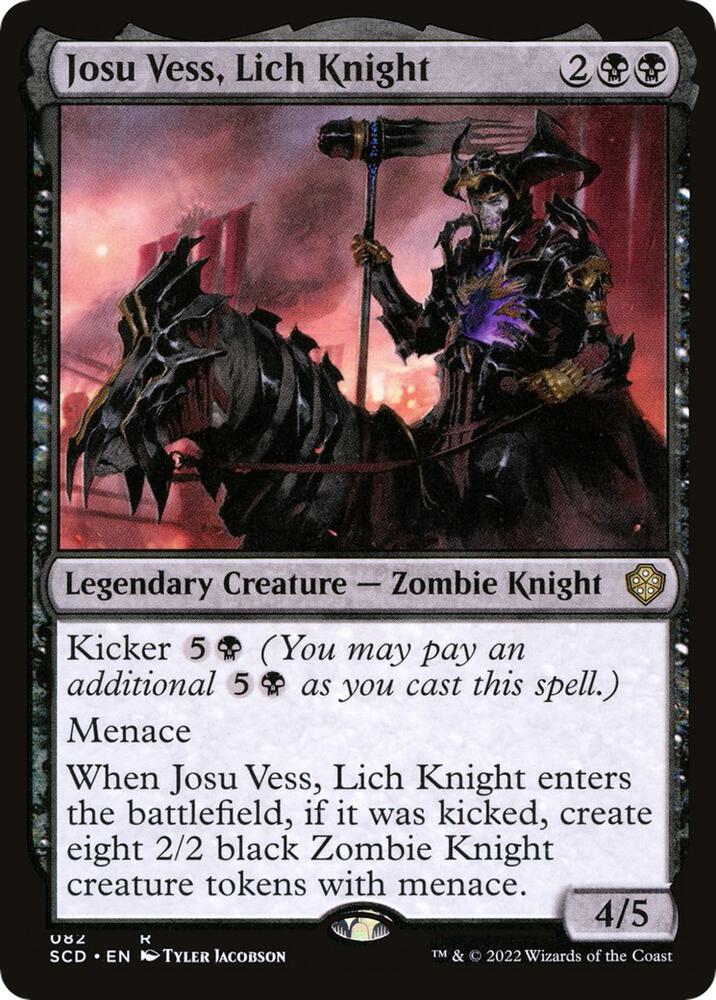 Josu Vess, Lich Knight 82/352 (Starter Commander Decks)  | Good Games Morley