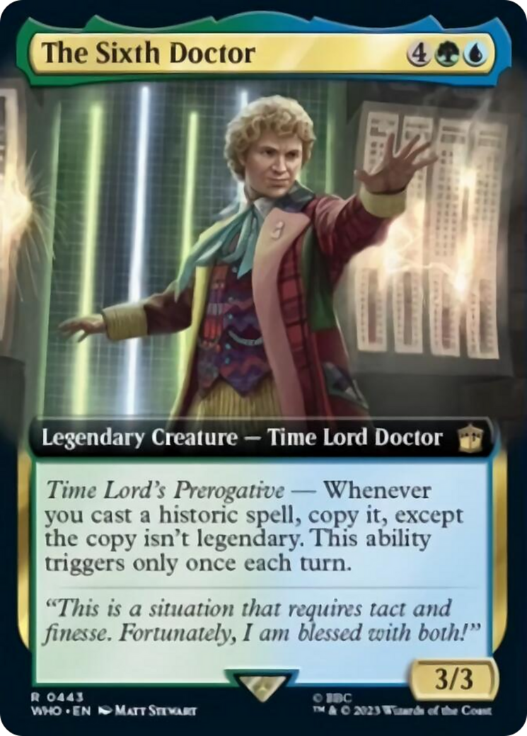 The Sixth Doctor (Extended Art) [Doctor Who] | Good Games Morley