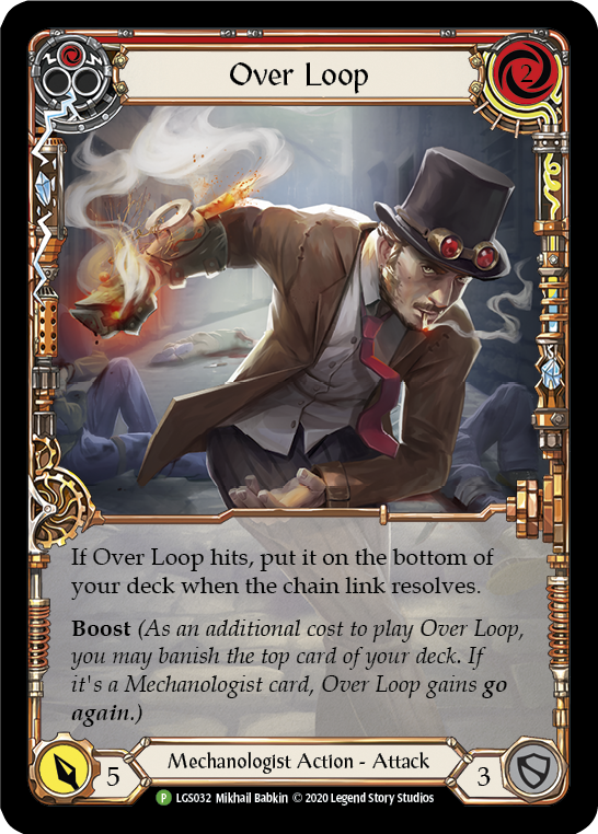 Over Loop (Red) [LGS032] (Promo)  Rainbow Foil | Good Games Morley