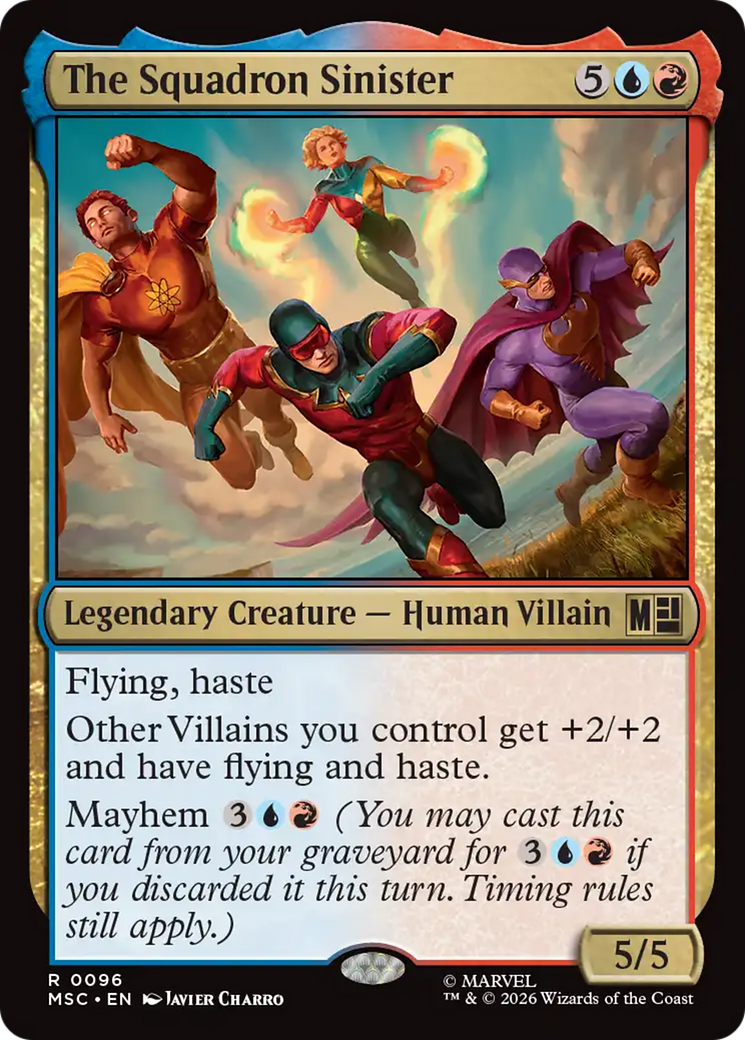 The Squadron Sinister (Surge Foil) [Marvel Super Heroes Commander] | Good Games Morley