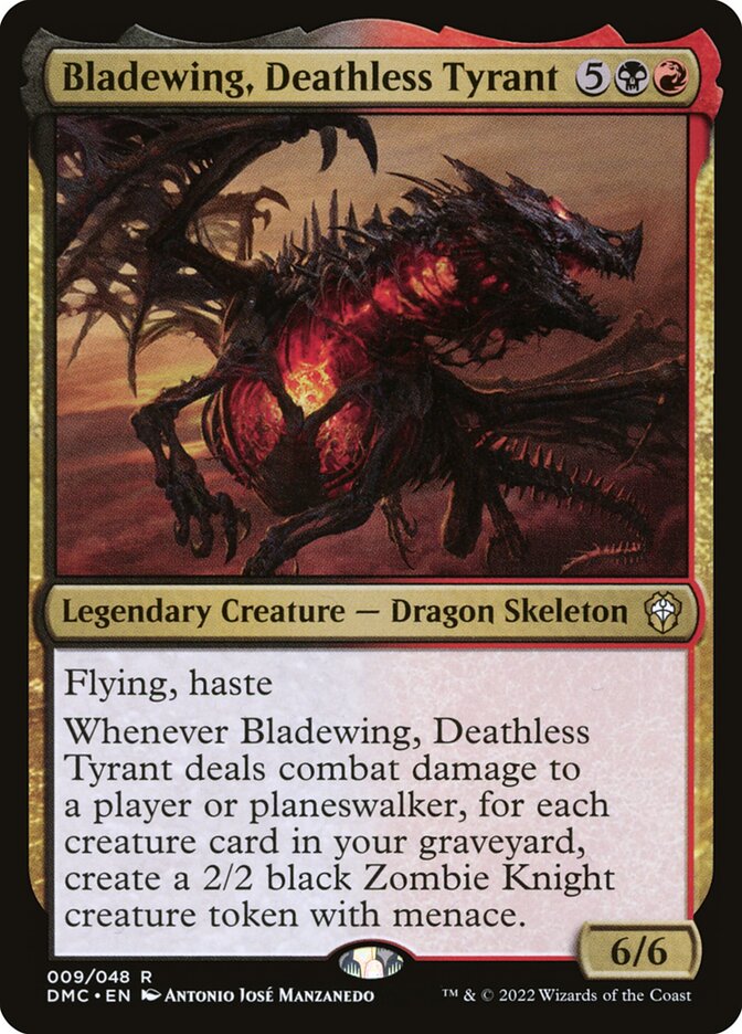 Bladewing Deathless Tyrant 9 (Commander: Dominaria United)  | Good Games Morley