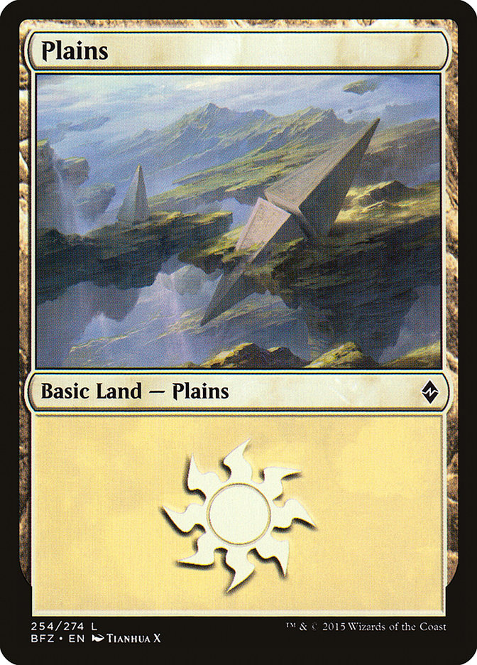 Plains (254) [Battle for Zendikar] | Good Games Morley