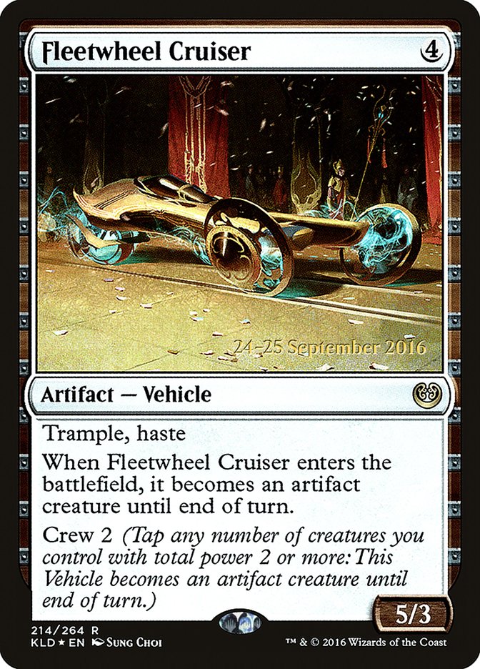 Fleetwheel Cruiser [Kaladesh Prerelease Promos] | Good Games Morley