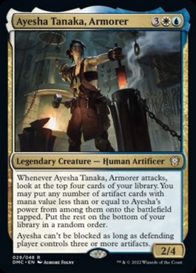 Ayesha Tanaka, Armorer [Dominaria United Commander] | Good Games Morley