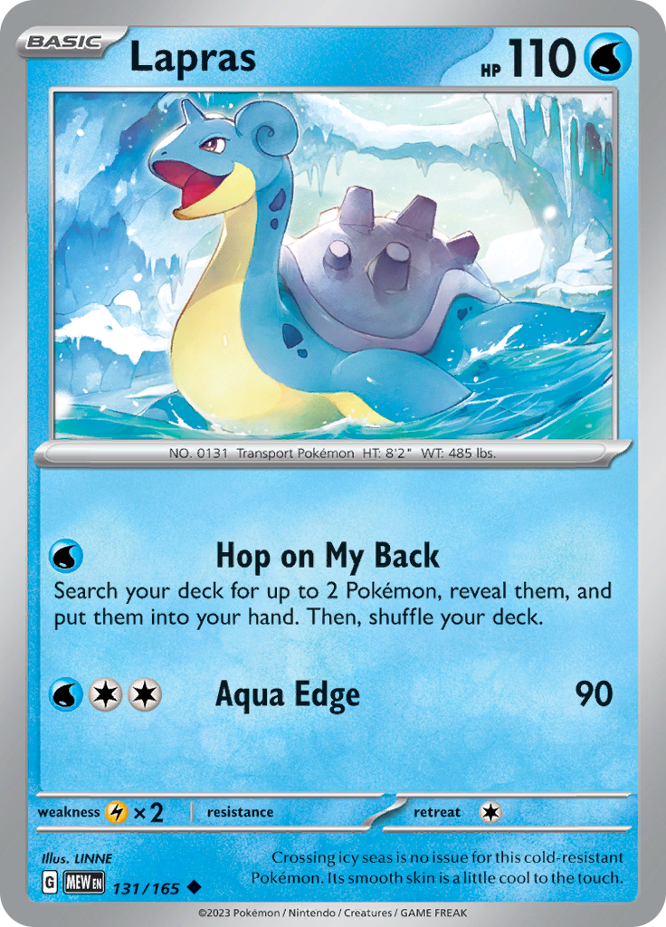 Lapras (131/165) [Scarlet & Violet 151] | Good Games Morley