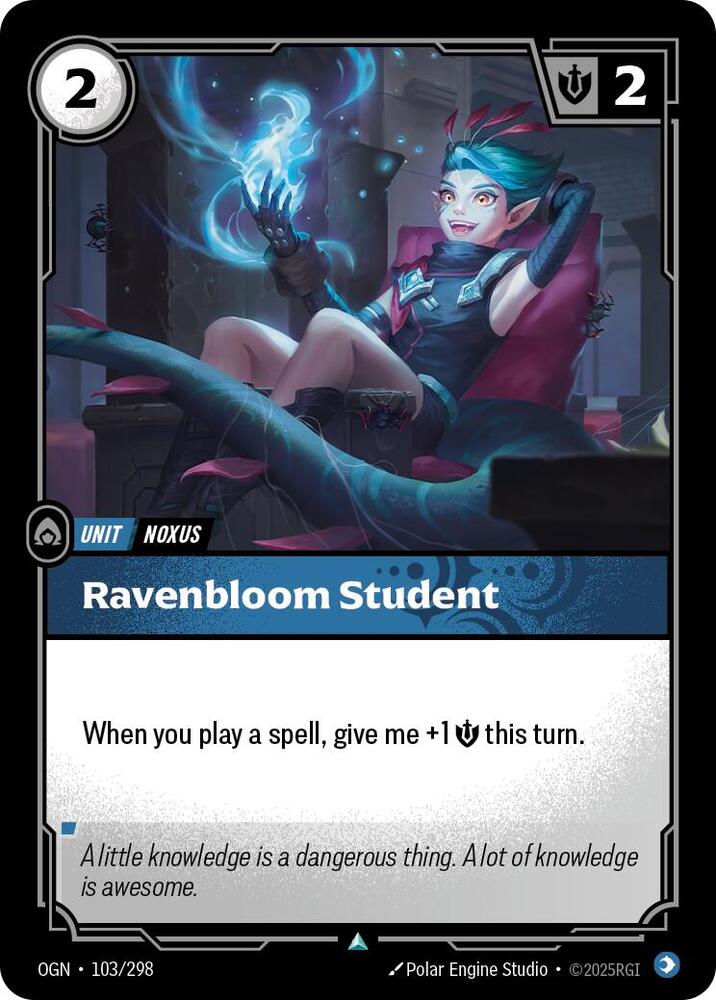 Ravenbloom Student 103/298 (Origins)  | Good Games Morley