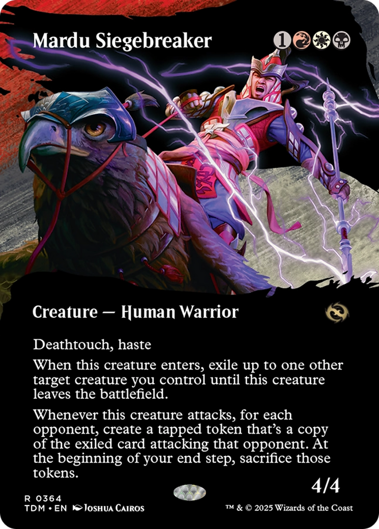 Mardu Siegebreaker (Borderless) [Tarkir: Dragonstorm] | Good Games Morley