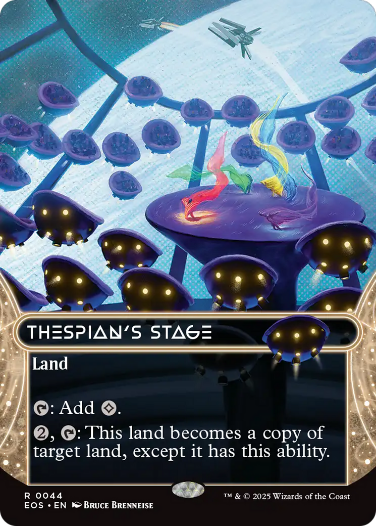 Thespian's Stage (0044) (Borderless) [Edge of Eternities: Stellar Sights] | Good Games Morley