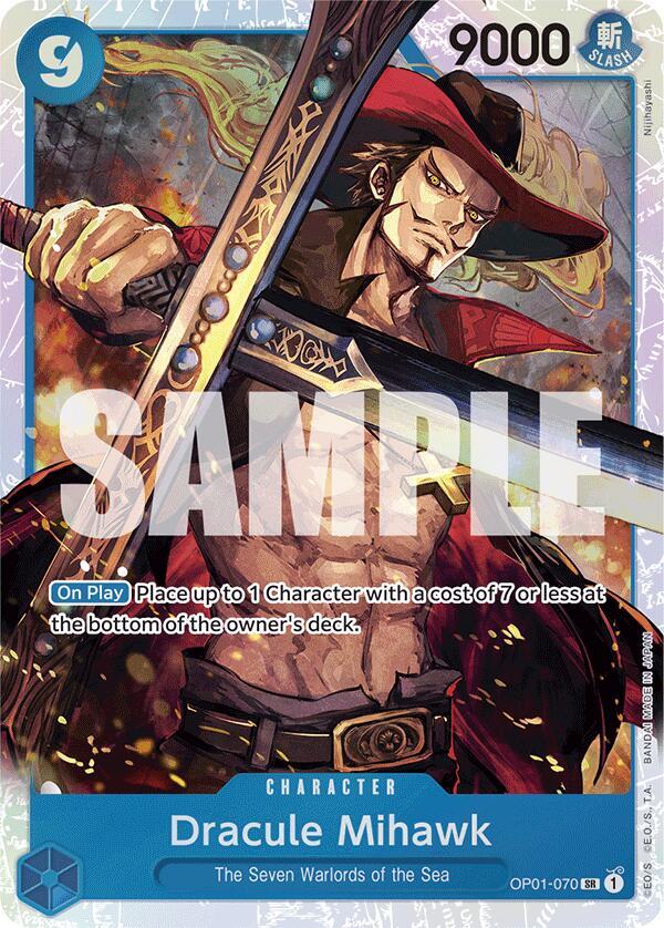 Dracule Mihawk (Reprint) OP01-070 (Premium Booster -The Best-)  - Foil | Good Games Morley