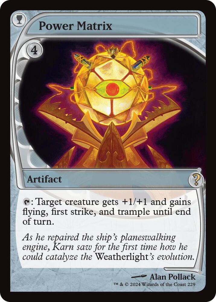 Power Matrix 229/390 (Mystery Booster 2)  - Future Sight Foil | Good Games Morley