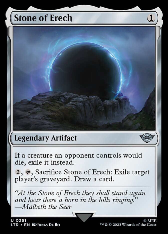 Stone of Erech 251 (Universes Beyond: The Lord of the Rings: Tales of Middle-earth)  - Foil | Good Games Morley