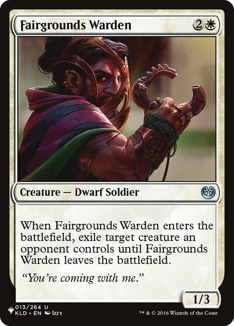 Fairgrounds Warden [The List] | Good Games Morley