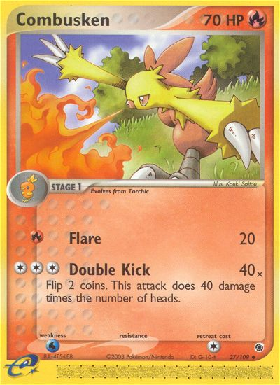 Combusken (27/109) [EX: Ruby & Sapphire] | Good Games Morley