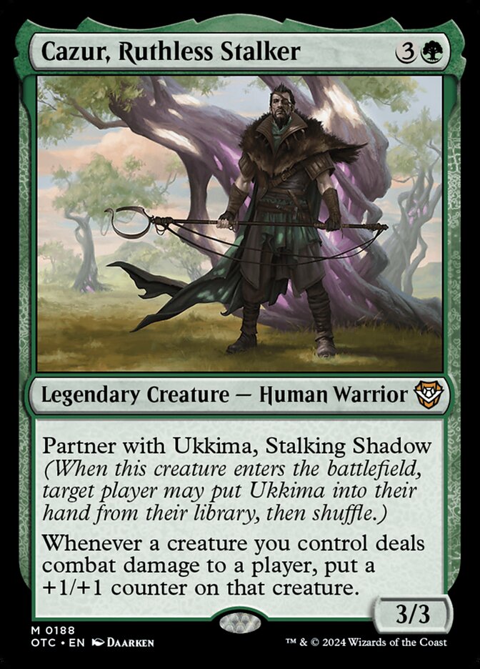 Cazur, Ruthless Stalker 188/342 (Commander: Outlaws of Thunder Junction)  | Good Games Morley