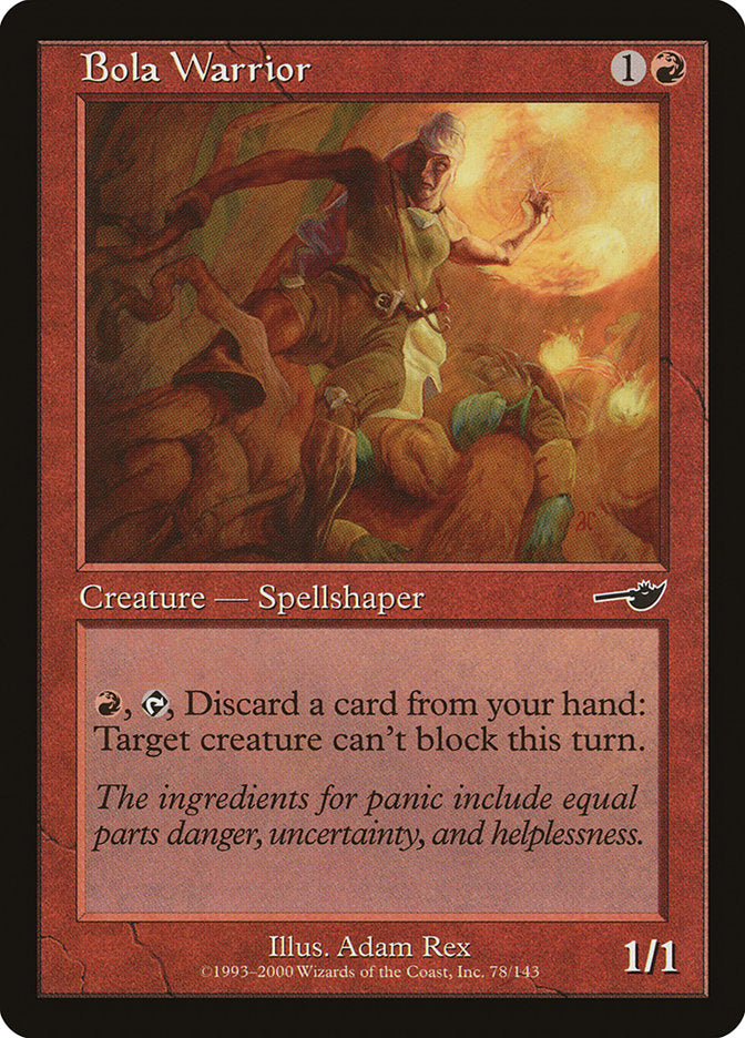 Bola Warrior 78/143 (Nemesis)  - Foil | Good Games Morley