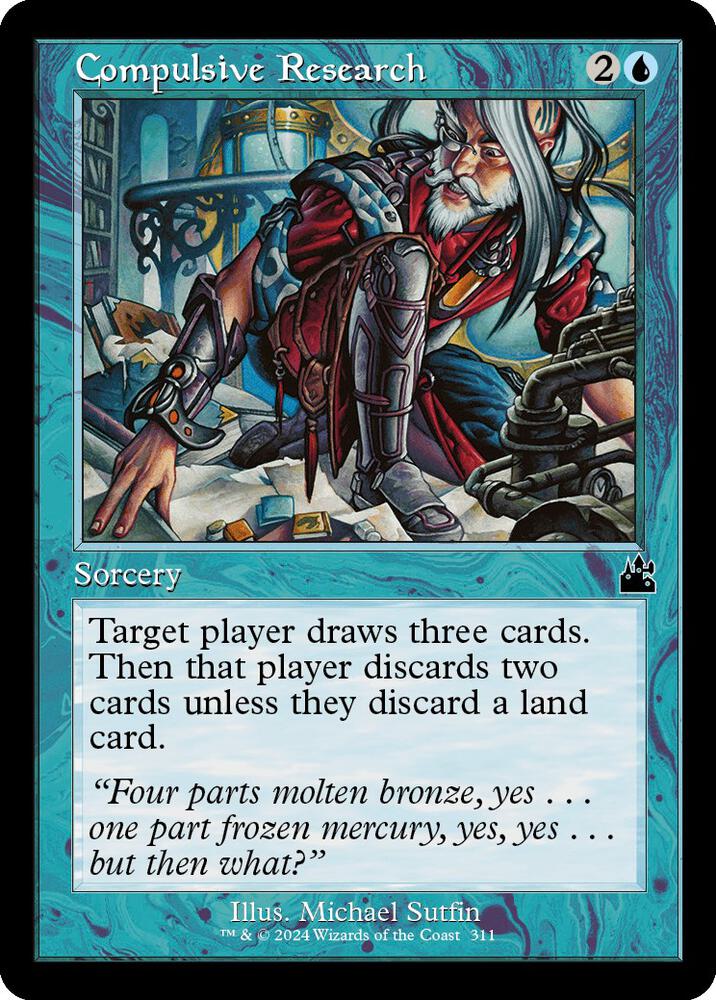 Compulsive Research 311/291 (Ravnica Remastered)  - Retro Foil | Good Games Morley