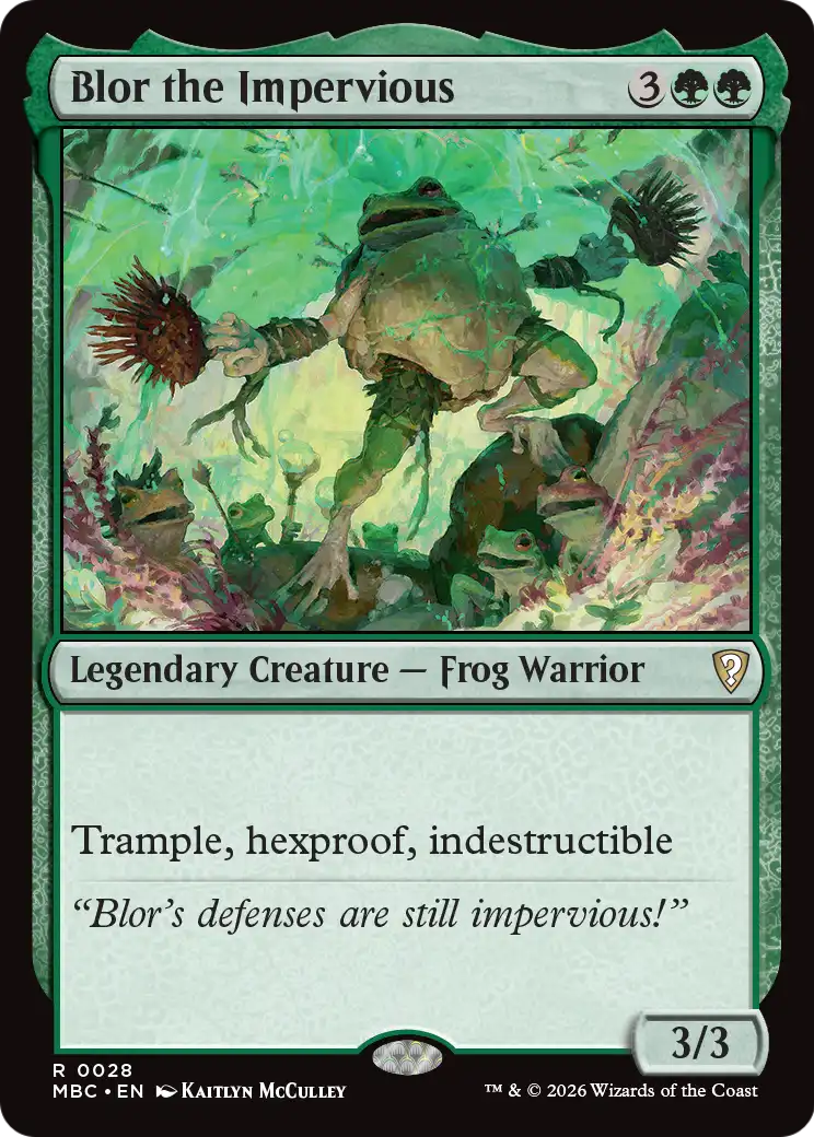 Blor the Impervious [Mystery Booster: Commander Edition] | Good Games Morley