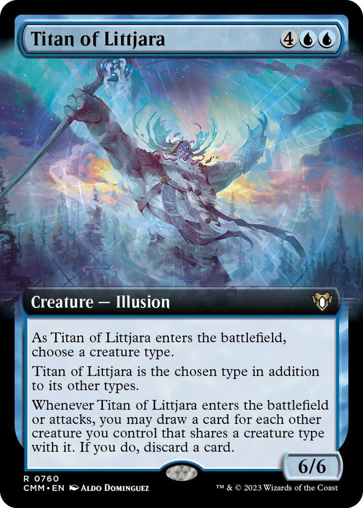 Titan of Littjara 760/451 (Commander Masters)  - Extended Art | Good Games Morley