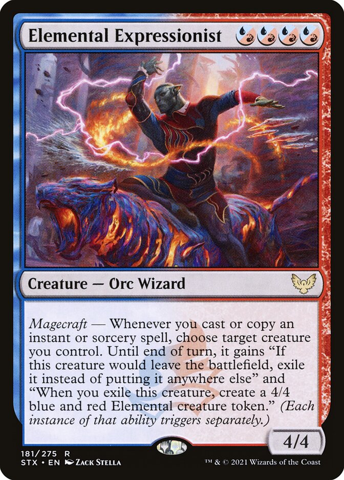 Elemental Expressionist 181 (Strixhaven: School of Mages)  - Foil | Good Games Morley