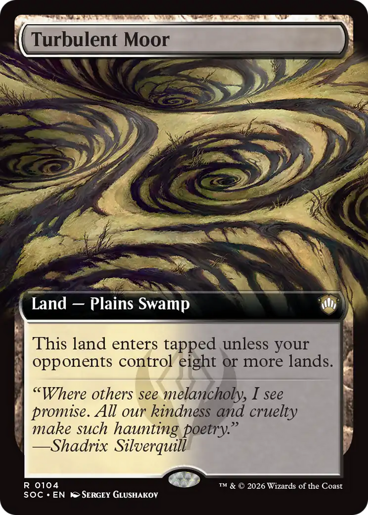 Turbulent Moor (Extended Art) [Secrets of Strixhaven Commander] | Good Games Morley