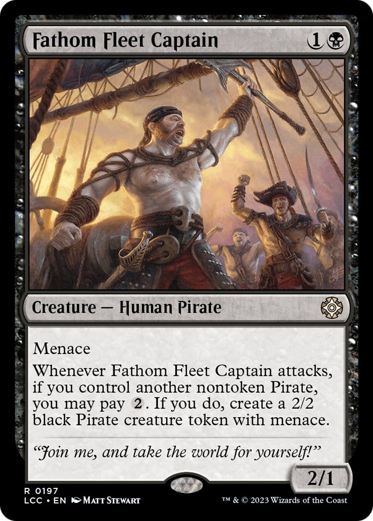 Fathom Fleet Captain [The Lost Caverns of Ixalan Commander] | Good Games Morley