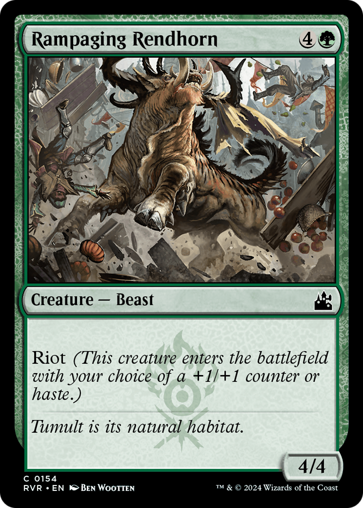 Rampaging Rendhorn [Ravnica Remastered] | Good Games Morley