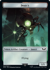 Necron Warrior // Insect Double-Sided Token [Warhammer 40,000 Tokens] | Good Games Morley