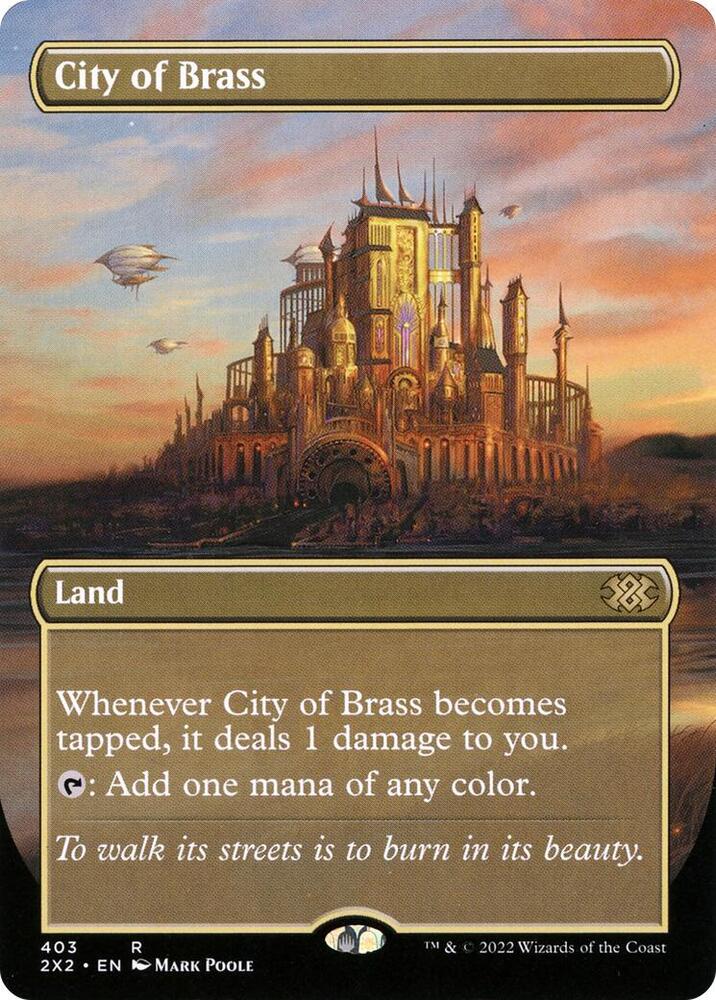 City of Brass Borderless 403 (Double Masters 2022)  | Good Games Morley