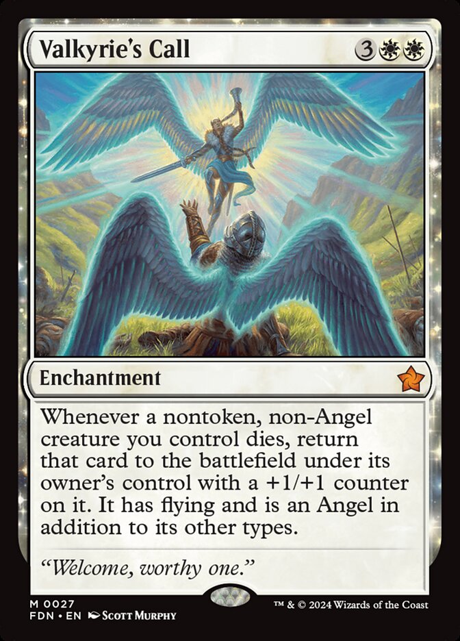 Valkyrie's Call 27/291 (Foundations)  - Foil | Good Games Morley