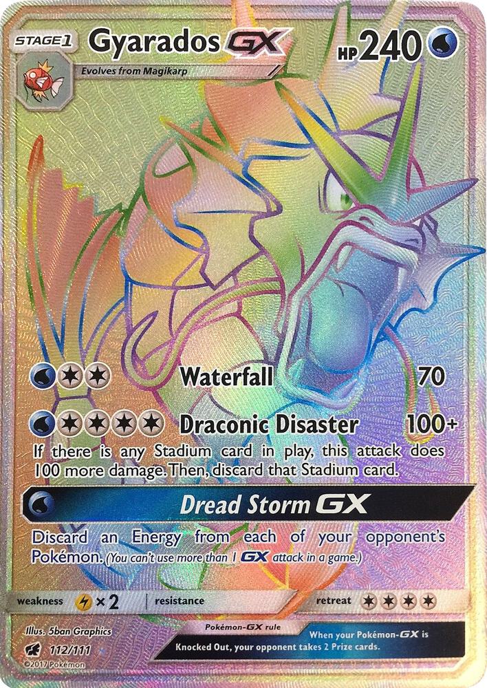 Gyarados GX 112/111 (SM - Crimson Invasion)  - Holofoil | Good Games Morley