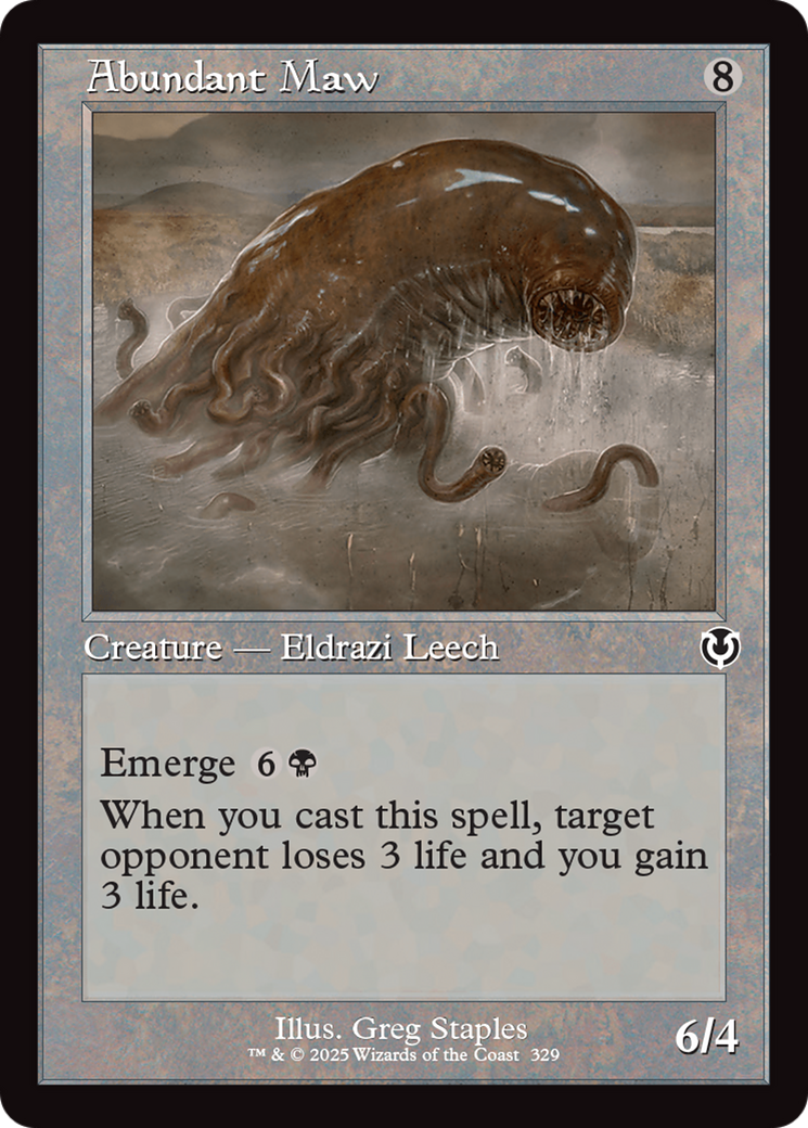 Abundant Maw (Retro Frame) [Innistrad Remastered] | Good Games Morley