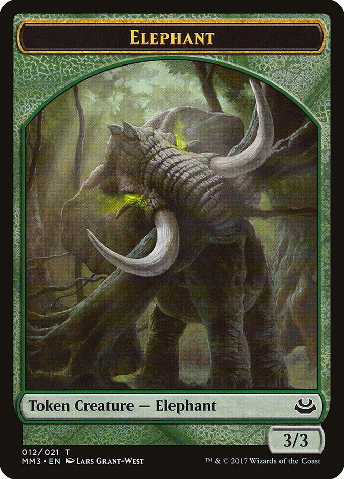 Elephant Token [Modern Masters 2017 Tokens] | Good Games Morley