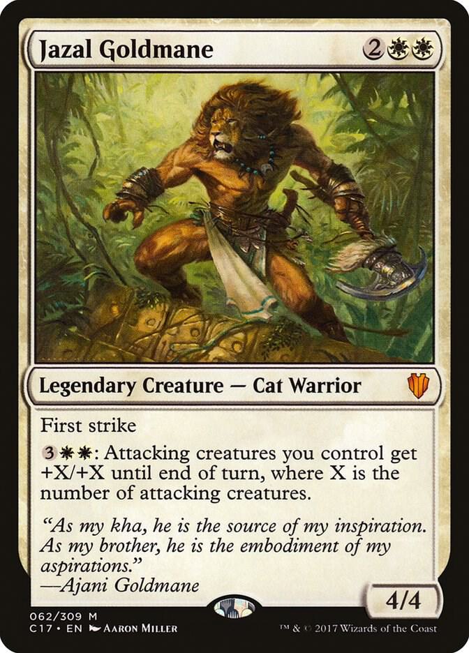 Jazal Goldmane 62/309 (Commander 2017)  | Good Games Morley