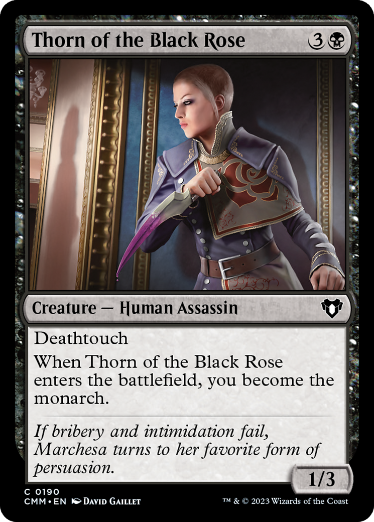 Thorn of the Black Rose [Commander Masters] | Good Games Morley