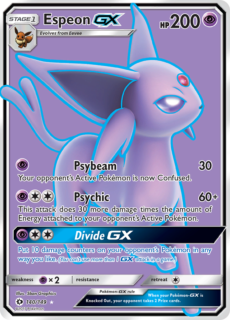 Espeon GX (140/149) [Sun & Moon: Base Set] | Good Games Morley