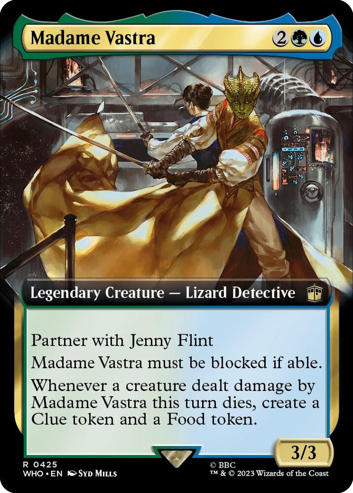 Madame Vastra 425/331 (Universes Beyond: Doctor Who)  - Extended Art Foil | Good Games Morley