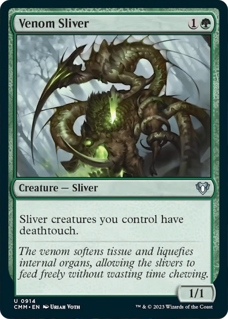 Venom Sliver [Commander Masters] | Good Games Morley