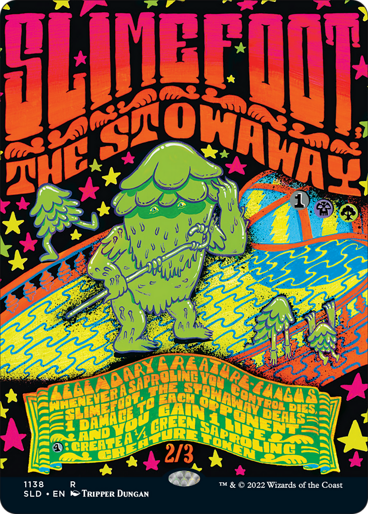 Slimefoot, the Stowaway (Borderless) [Secret Lair Drop Series] | Good Games Morley