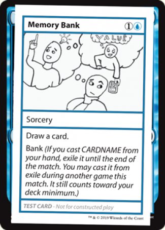 Memory Bank (2021 Edition) [Mystery Booster Playtest Cards] | Good Games Morley