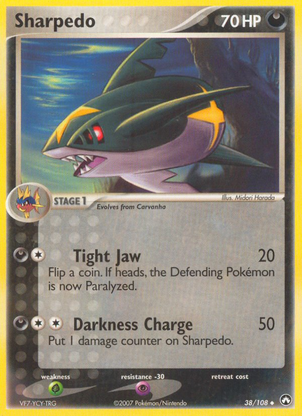 Sharpedo (38/108) [EX: Power Keepers] | Good Games Morley