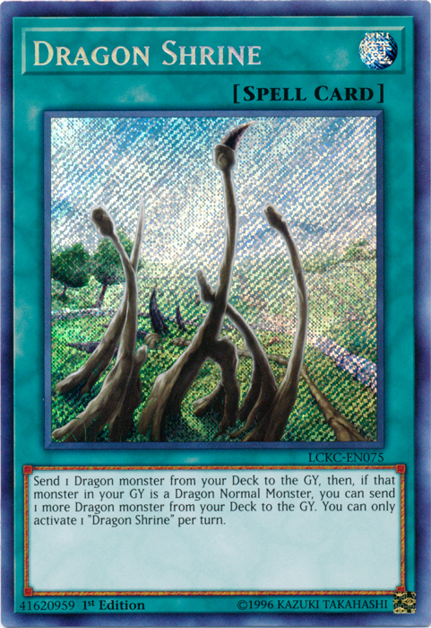 Dragon Shrine [LCKC-EN075] Secret Rare | Good Games Morley
