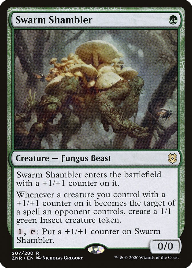 Swarm Shambler 207/280 (Zendikar Rising)  - Foil | Good Games Morley