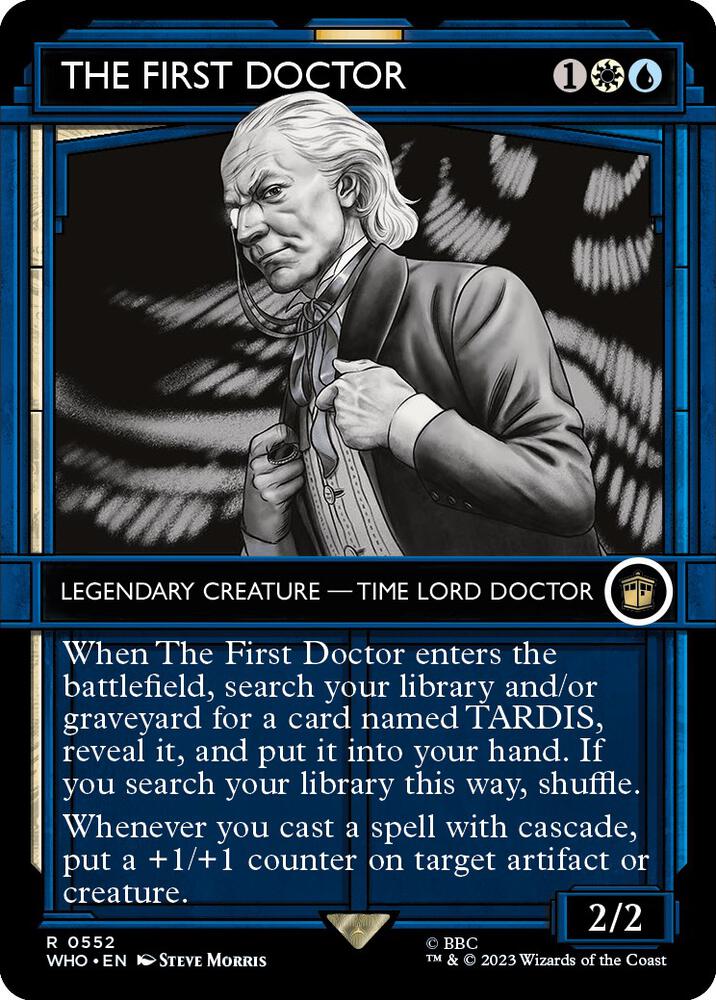 The First Doctor 552 (Universes Beyond: Doctor Who)  - Showcase Foil | Good Games Morley