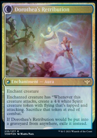 Dorothea, Vengeful Victim // Dorothea's Retribution [Innistrad: Crimson Vow Prerelease Promos] | Good Games Morley