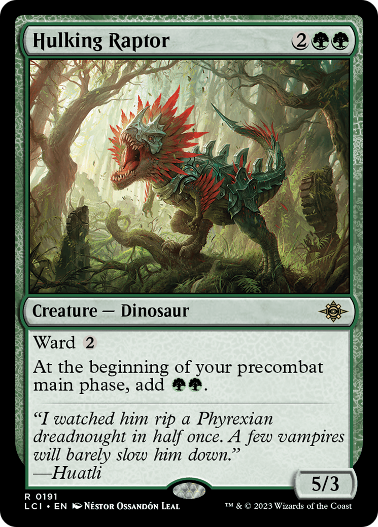 Hulking Raptor [The Lost Caverns of Ixalan] | Good Games Morley