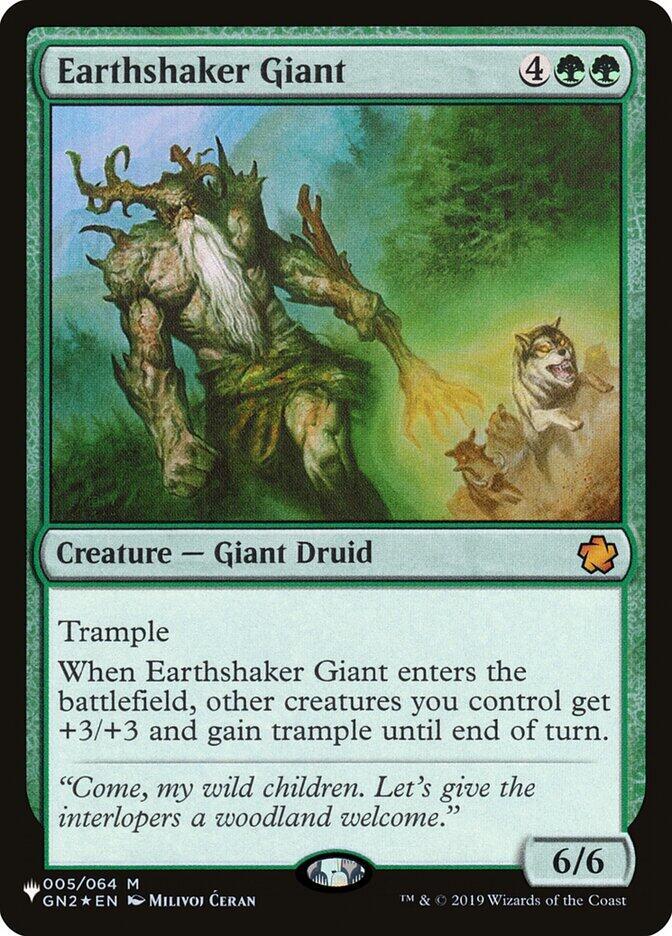 Earthshaker Giant GN2-5/5075 (The List Reprints)  | Good Games Morley