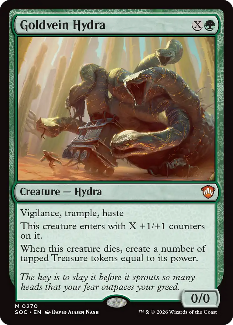Goldvein Hydra [Secrets of Strixhaven Commander] | Good Games Morley